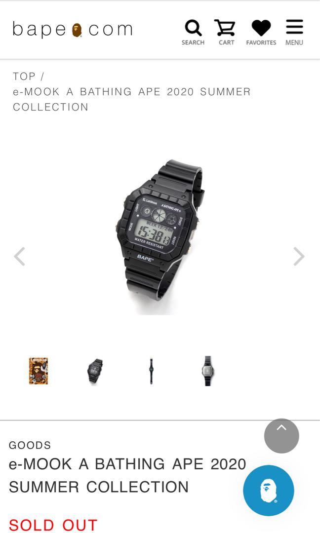Bape e mook ss20 free watch Hobbies Toys Stationery Craft Art Prints on Carousell