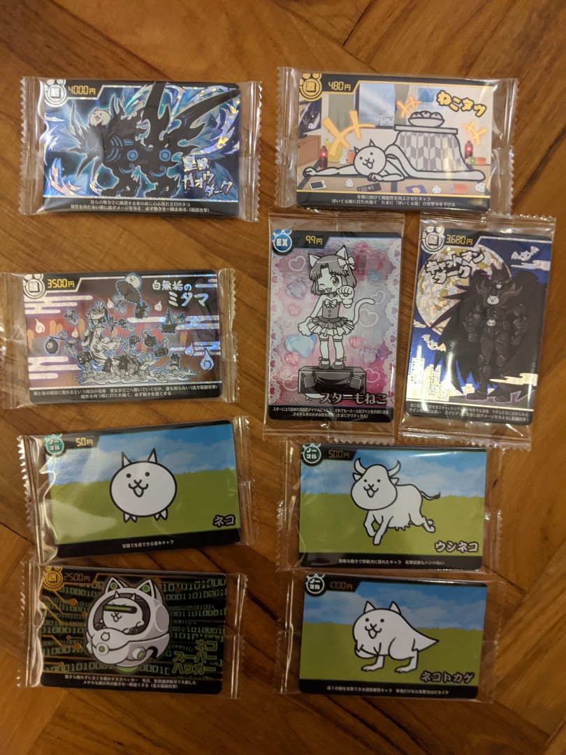 Battle cats cards bandai, Hobbies & Toys, Toys & Games on Carousell