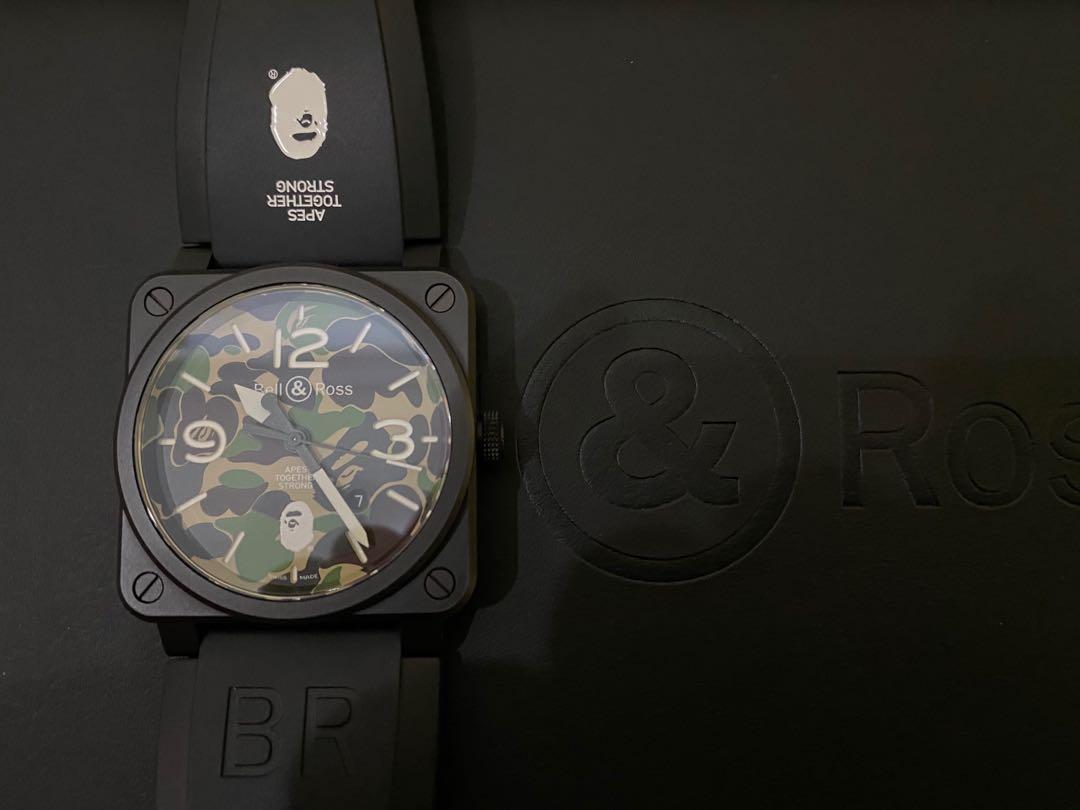 Bape bell and ross for sale clearance