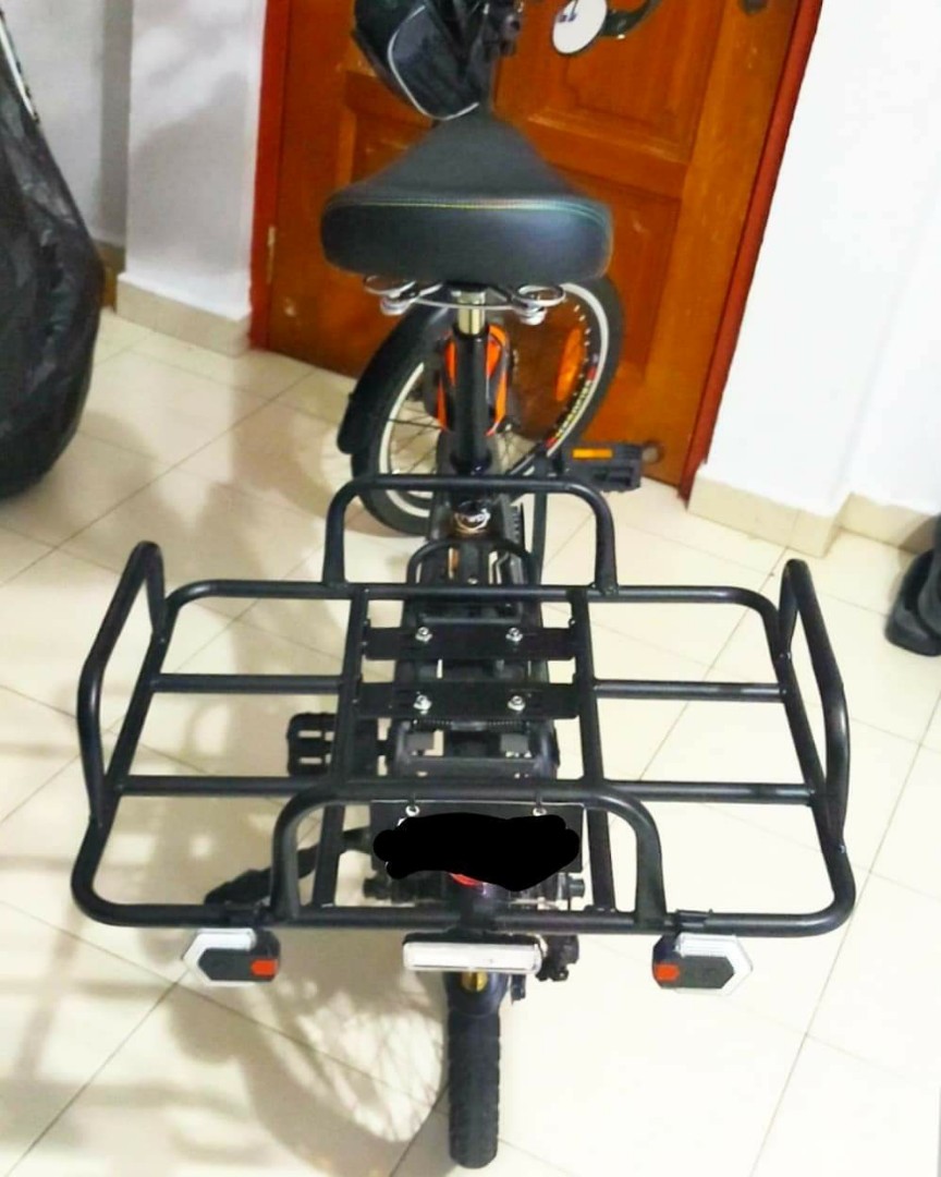 Pmd Bike Rack Bicycle rack for thermal bag box rear ebike panda roo grab, Bicycles ...
