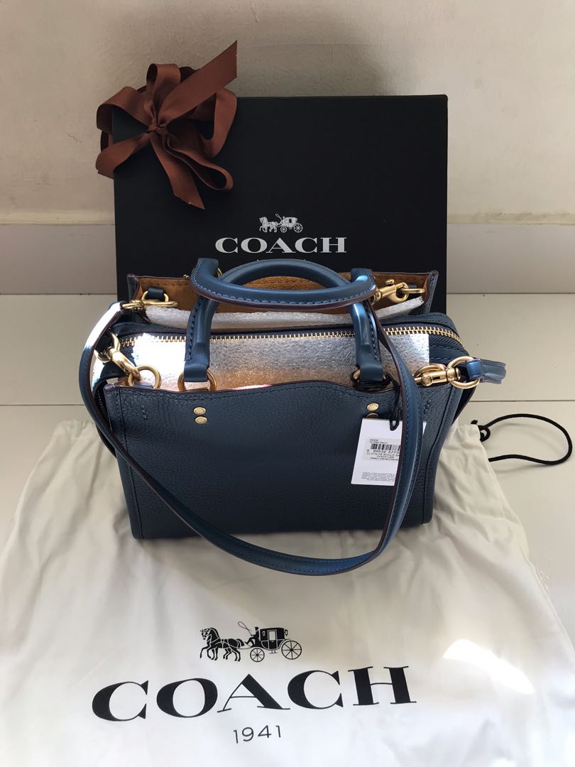 Coach rogue 25 dark denim hot sale