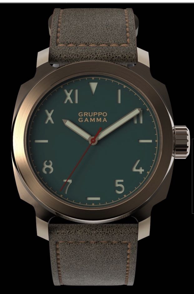Bronze Gruppo Gamma Vanguard Retro AN 13 Luxury Watches on Carousell