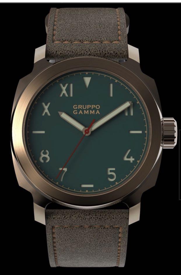 Bronze Gruppo Gamma Vanguard Retro AN 13 Luxury Watches on Carousell