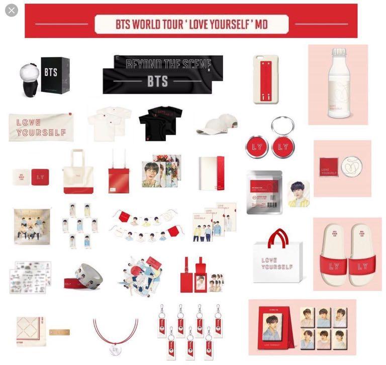 BTS LOVE YOURSELF TOUR MERCHANDISE Hobbies Toys Memorabilia Collectibles K Wave on Carousell