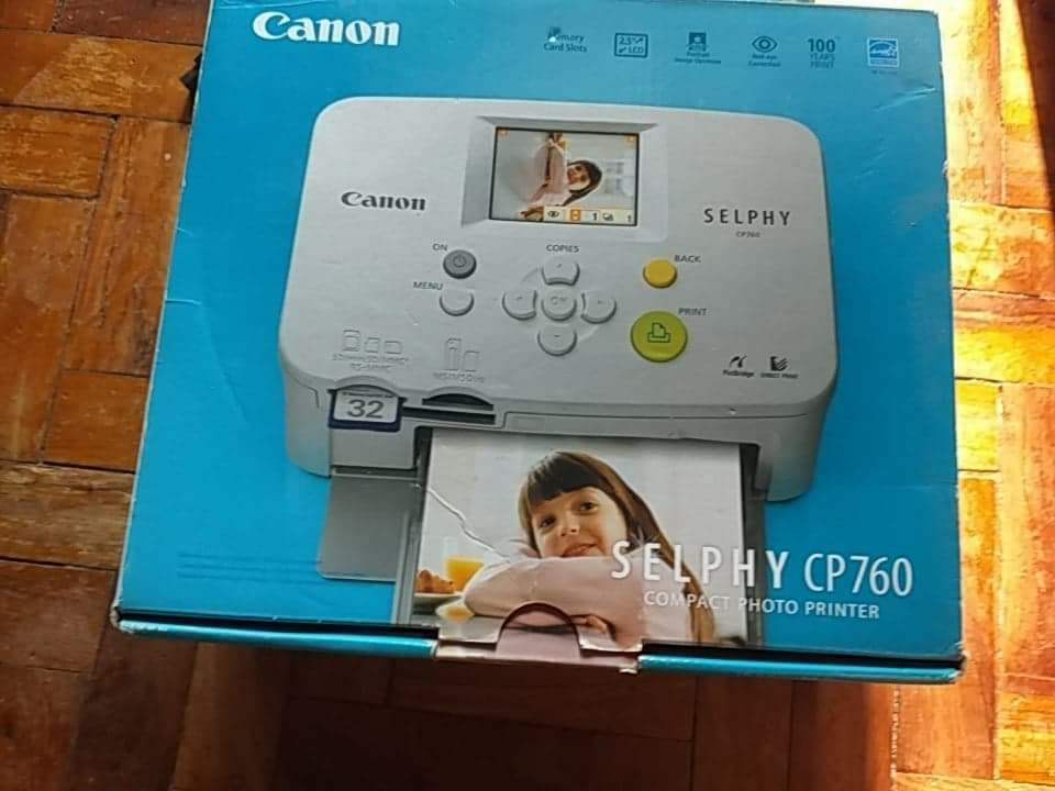 canon selphy cp760 photo printer