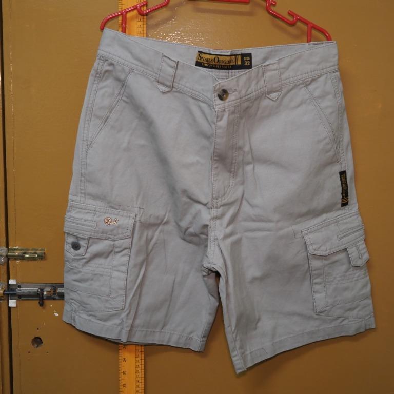 light grey cargo shorts