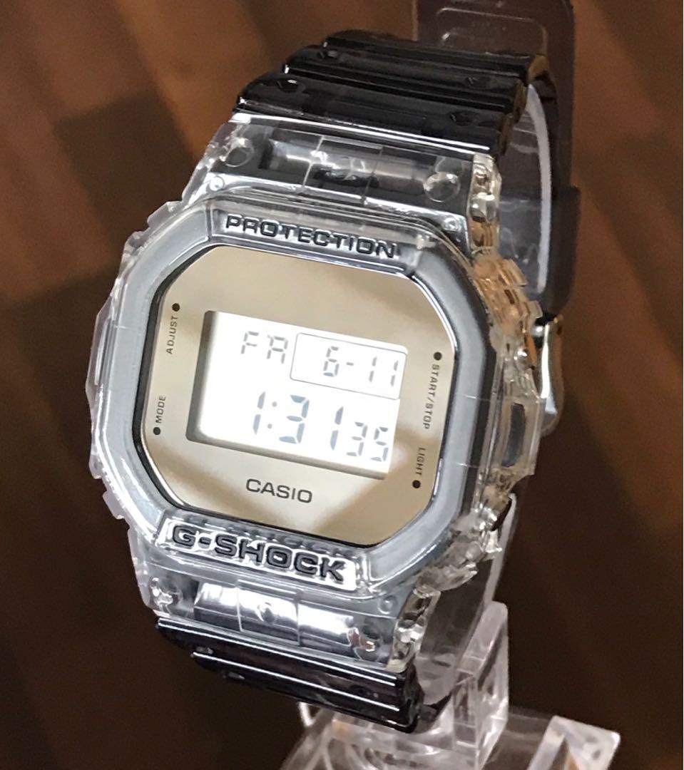 casio vintage mirror face watch