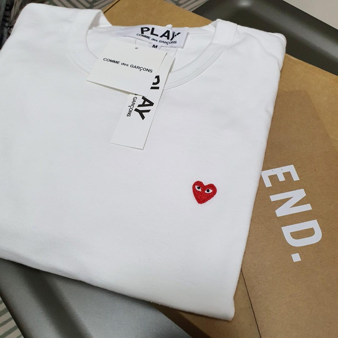CDG Play Little Red Heart Tee