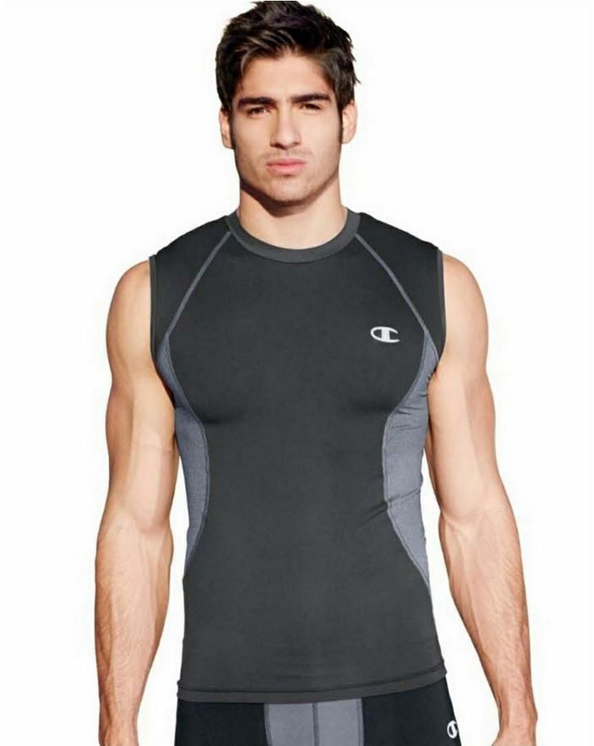 Power Tank Champion Racerback Tank Top Champion Men's Gear Power Flex  Compression Muscle Tee/Tank, Men's, image size:861x1080