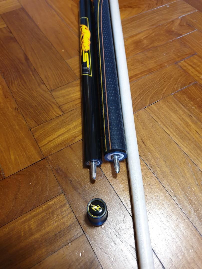 Jump Break cue + carbon fiber play shaft, Sports Equipment, Sports