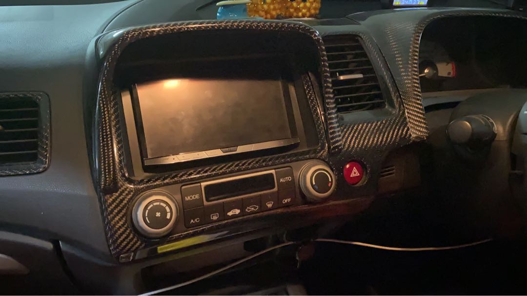 Civic FD Carbon Fibre Sunshade Visor, Car Accessories, Accessories on