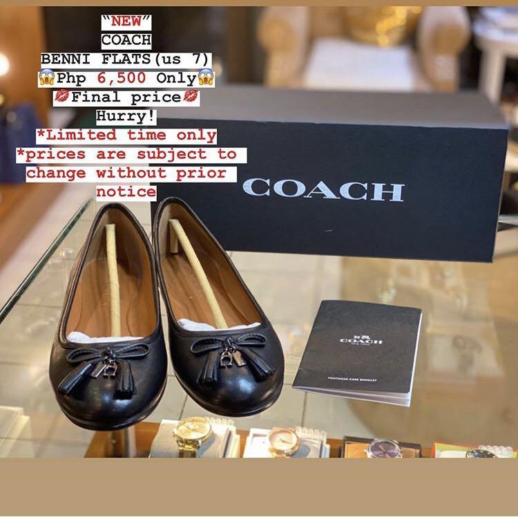coach flats clearance