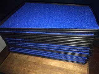 Coil Disinfecting Mats with PVC Tray 16x22”