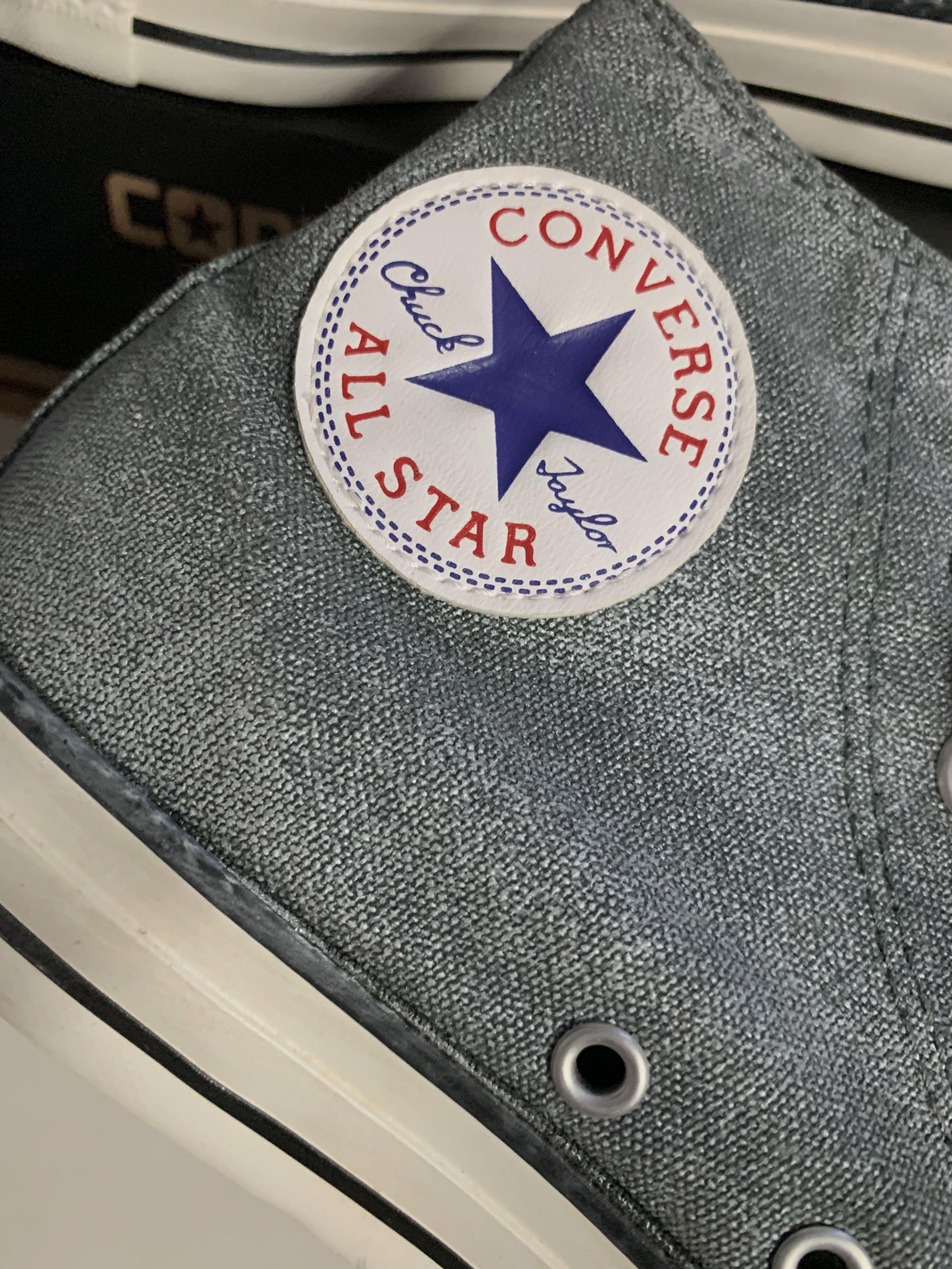 converse high cut gray