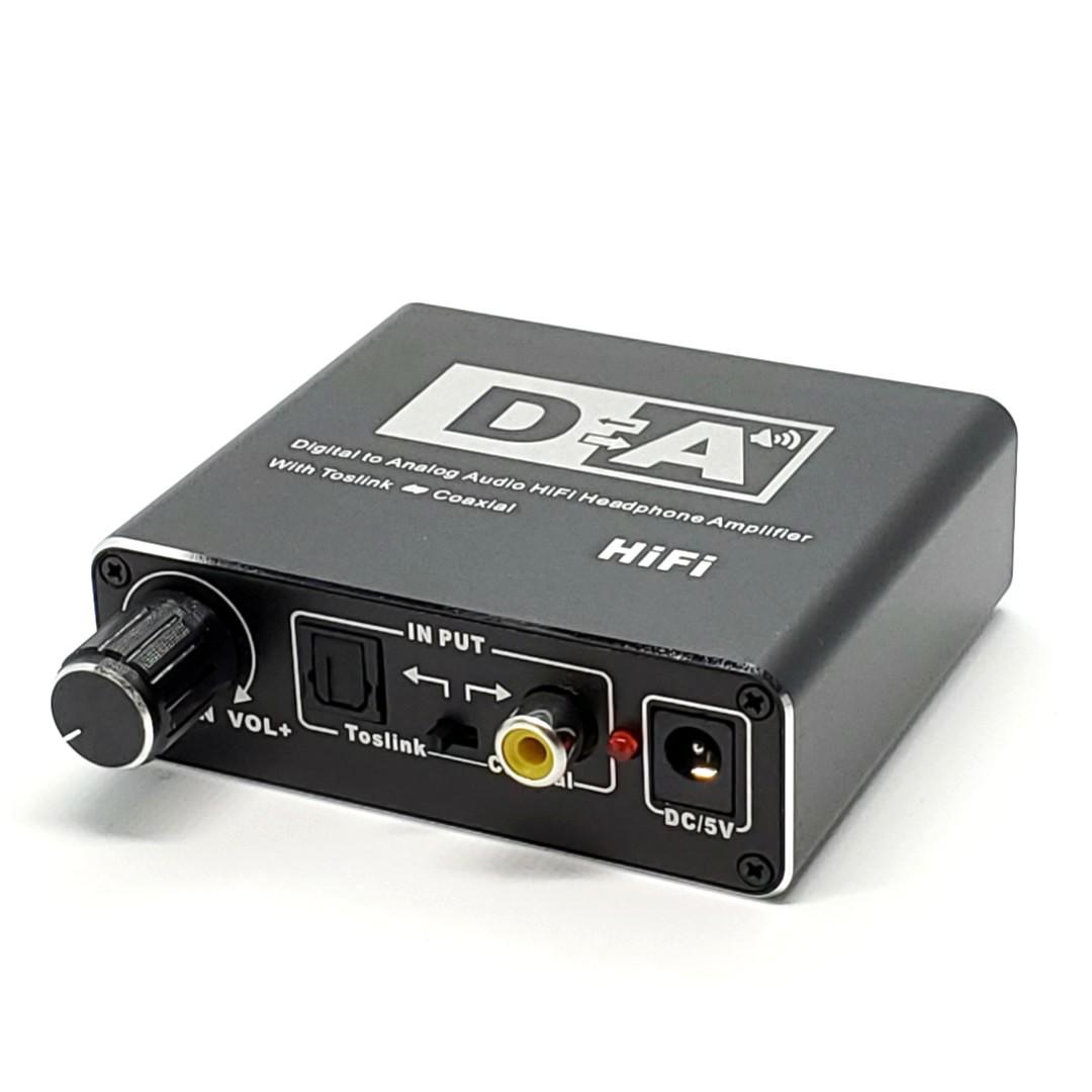 Dac光纖轉3 5mm Rca模擬音頻轉換器所有hdtv適用 錄音器材 可攜式音響設備 Carousell