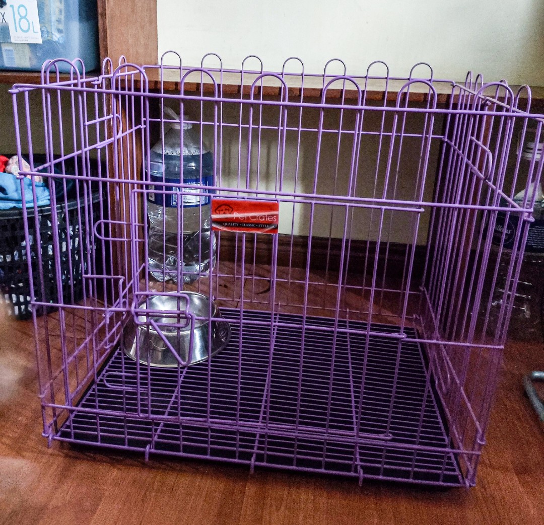 Dog Cage with Poop Tray, Pet Supplies, Homes & Other Pet Accessories on