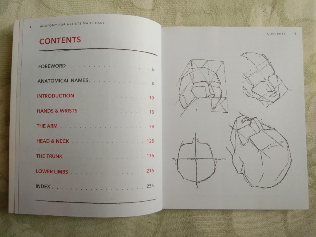 Anatomy For Artists Made Easy Drawing Buku Alat Tulis Buku Di Carousell