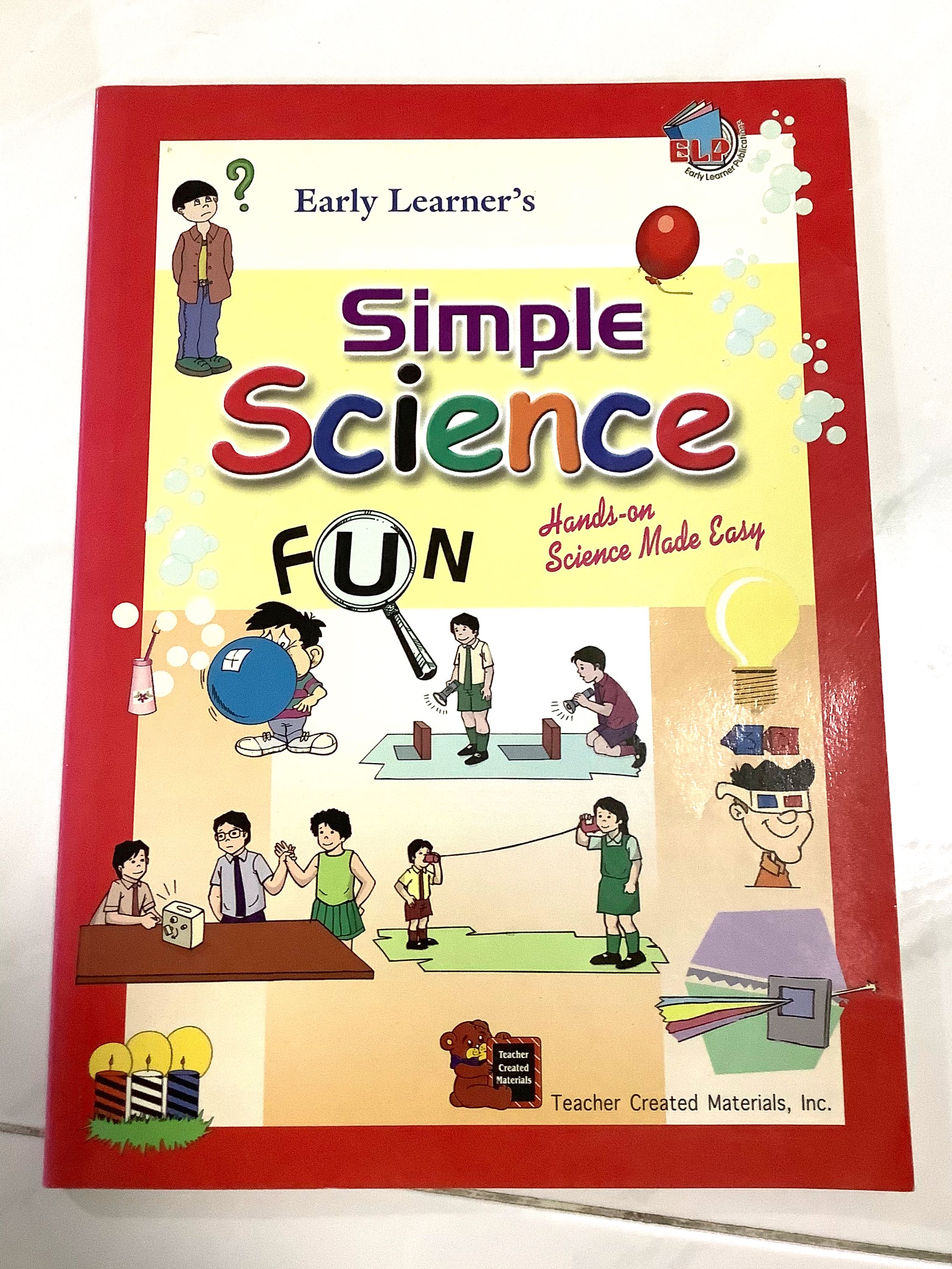 Early Learners Simple Science Fun by Teacher Created Materials Inc, Books & Stationery, Children