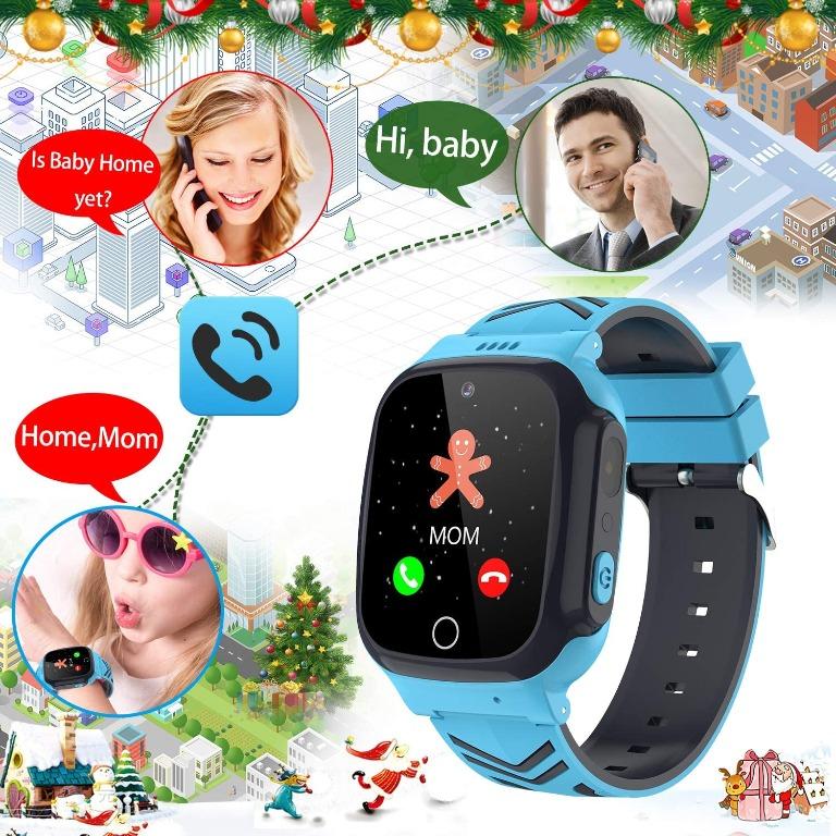 F075 LDB Eu Kids Smart Watch Phone Waterproof LBS GPS Tacker SOS