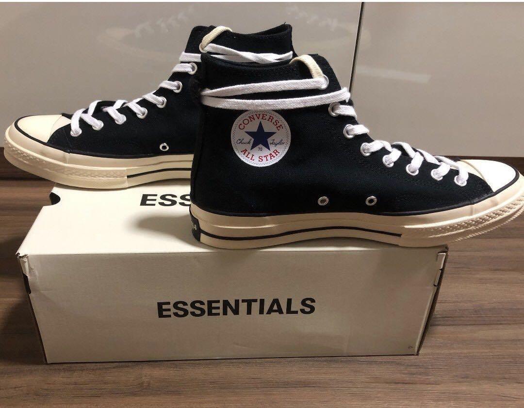 Fear of God Essentials x Converse Chuck 70 Black