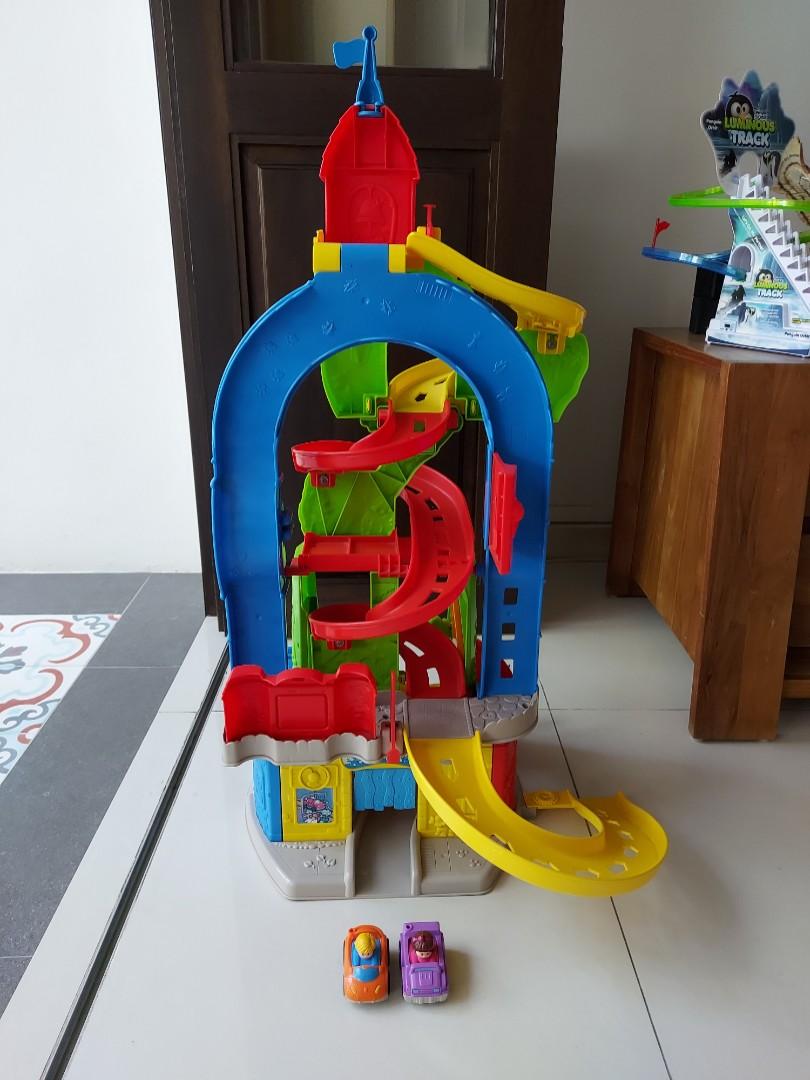 fisher price sit and stand race track