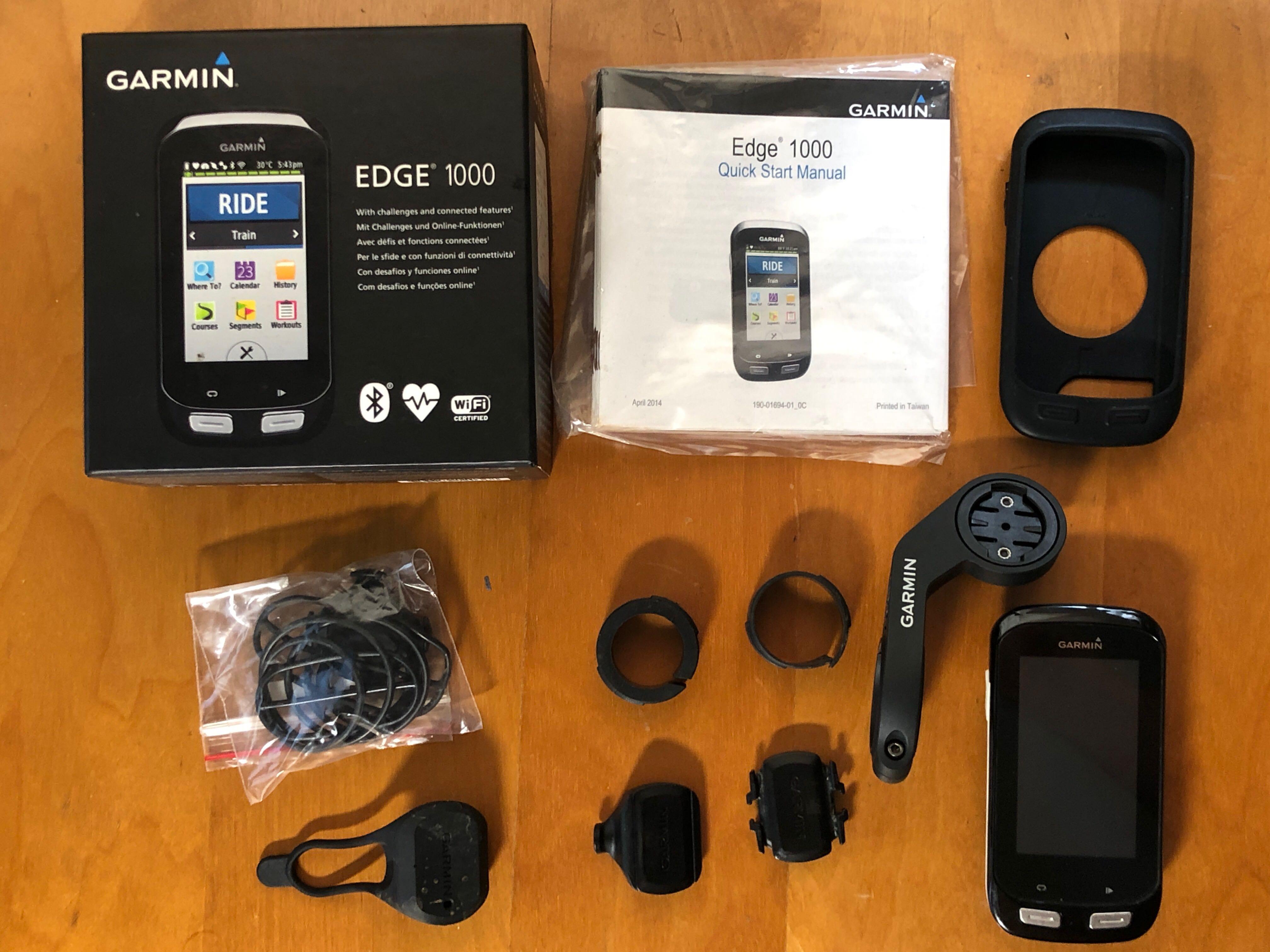 garmin edge 1000 sensors