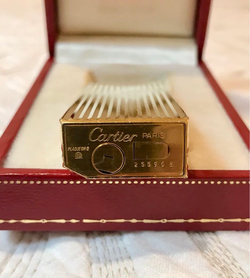 RARE VINTAGE LE MUST DE CARTIER GOLD PLATED PENTAGON LIGHTER Luxury Accessories on Carousell