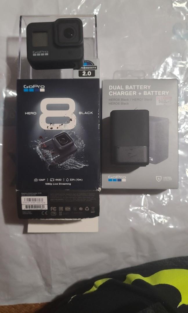 Gopro Hero 8跟原裝叉坐2原裝電1雜廠電香港行貨 攝影器材 Carousell