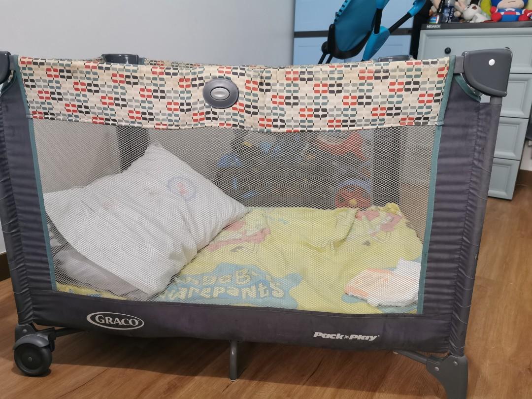 Lockdown Sale Graco Pack N Play Crib Playpen Babies Kids Baby Nursery Kids Furniture Cots Cribs On Carousell