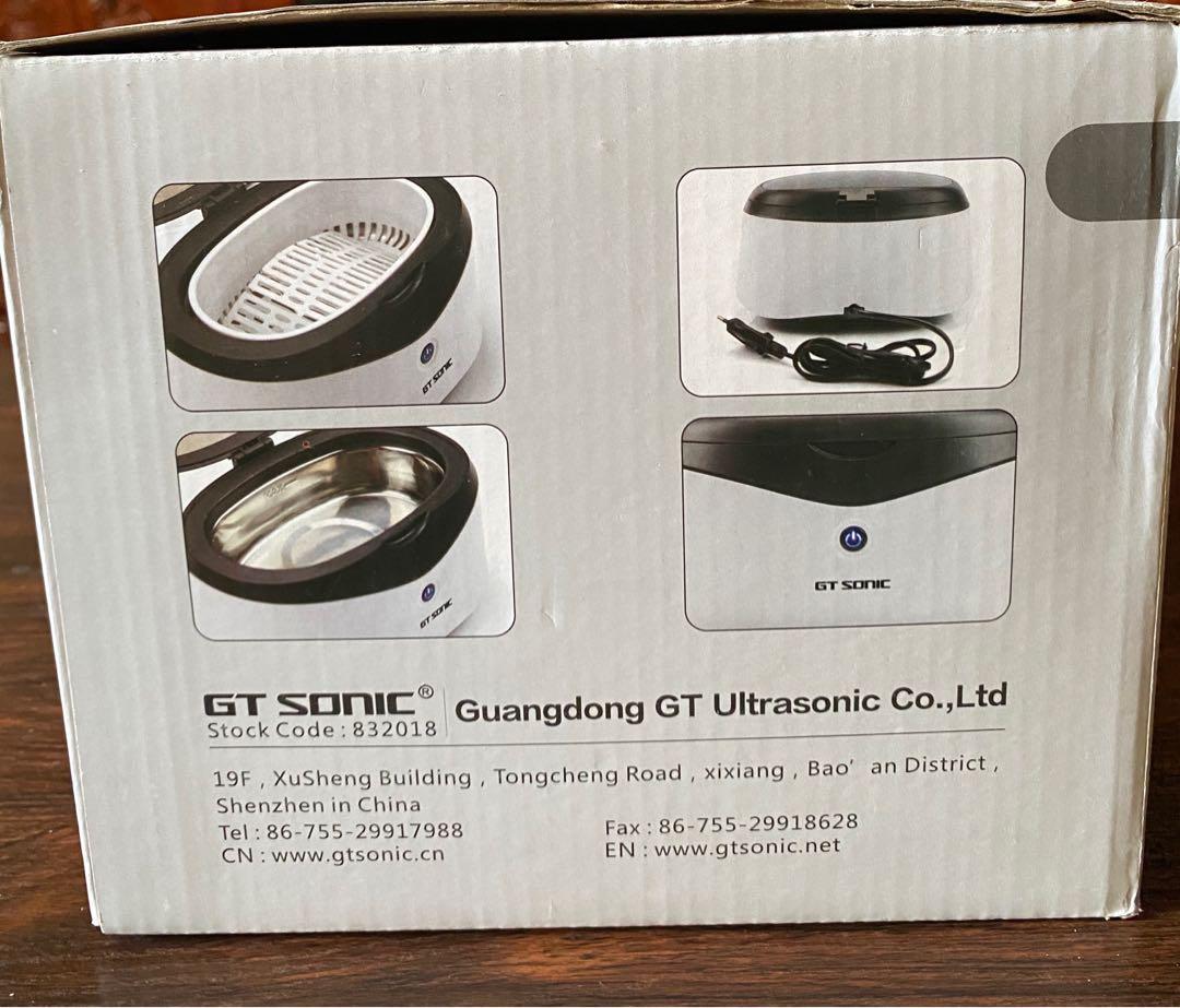 GT SONIC ULTRASONIC CLEANER GTF1, Furniture & Home Living, Cleaning