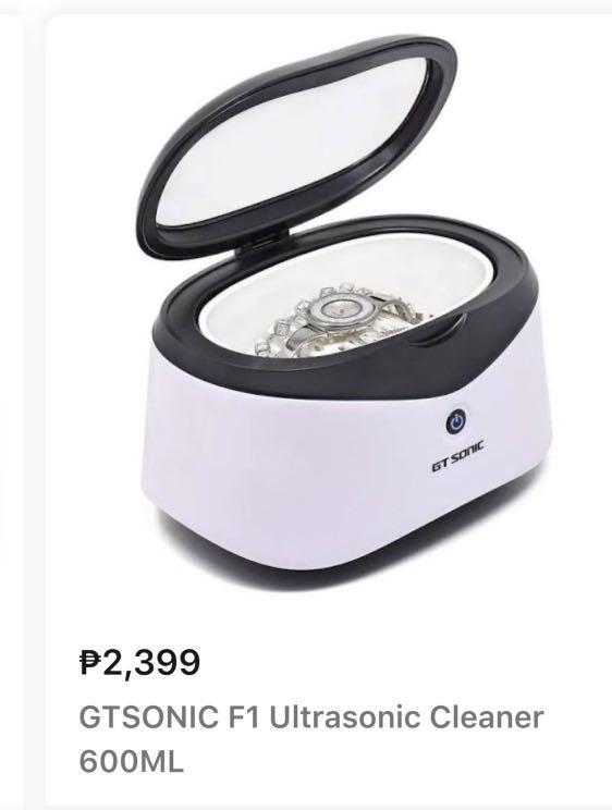 GT SONIC ULTRASONIC CLEANER GTF1, Furniture & Home Living, Cleaning