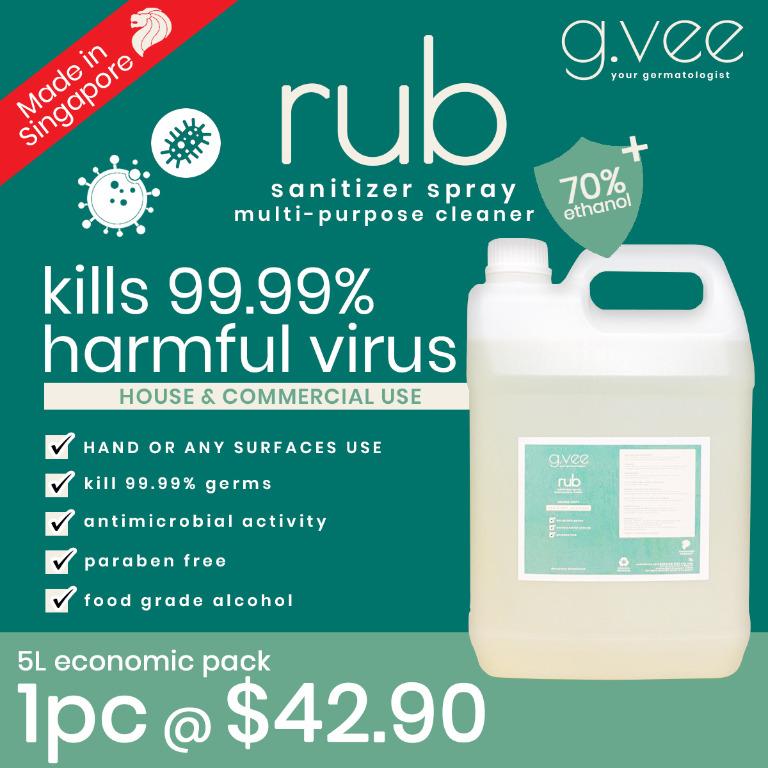 Hand Sanitizer 70 Alcohol Food Grade Beauty Personal Care Sanitisers Disinfectants On Carousell
