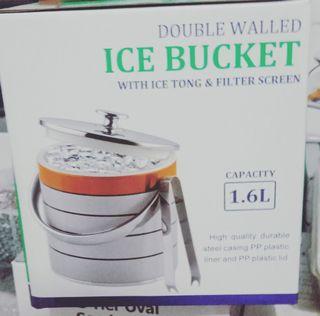 Ice Bucket With Tong