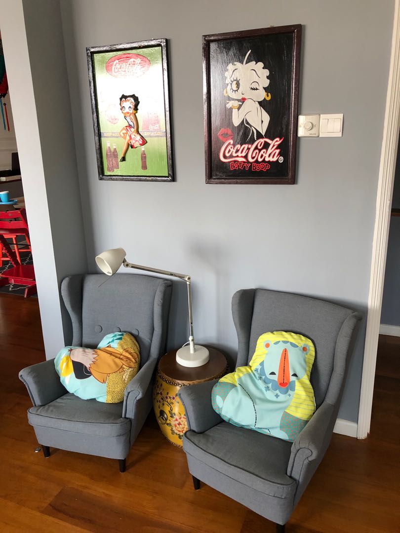 Ikea strandmon sales children's armchair