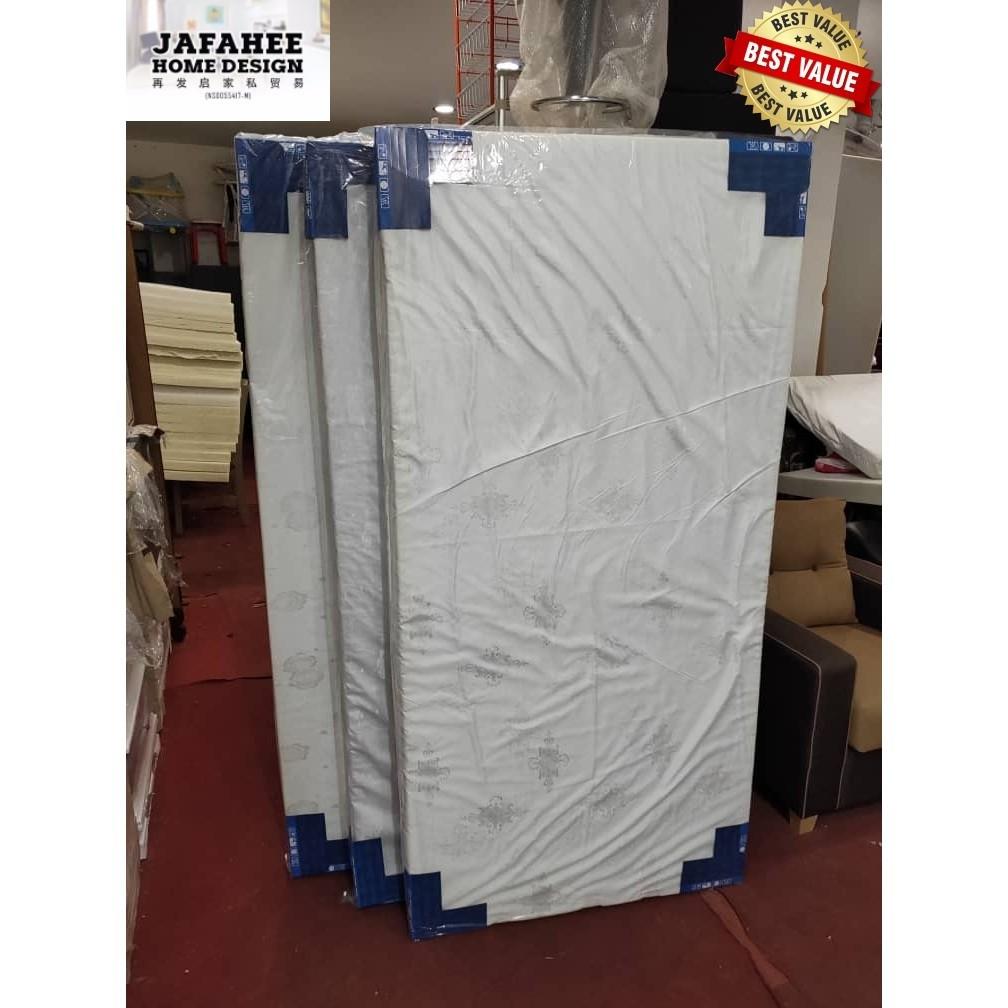 Jfh 3 X 5 Single Foam Mattress Tilam Bujang Fabric Home Furniture Furniture On Carousell