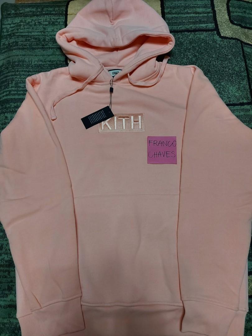 KITH Bogo Hoodie Peach Men s Fashion Tops Sets Hoodies on