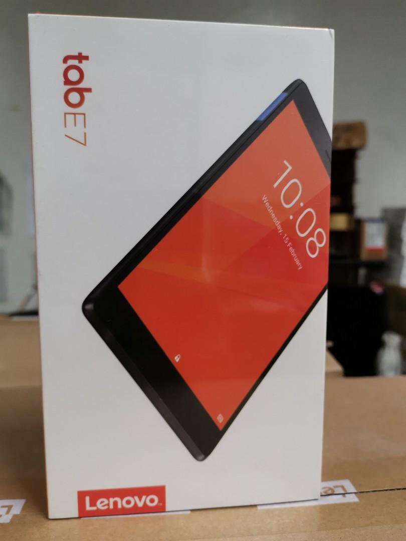 LENOVO TAB E7 (Category: Android) located in Pasig City. Submitted by horizonx87 (Listing ID 1009019833, Image 2). Description: Lenovo TB-71041 TAB 1GB+8GB-PH "7"" MT8321A 1.3GHZ 32Bit 1024x600IPS .3MP+2MP 2750mah ANDROID GO/3G".