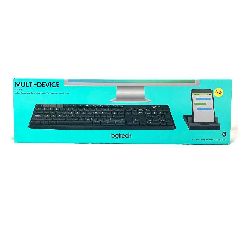 Logitech K375s Multi-Device Bluetooth Wireless Keyboard, Computers ...