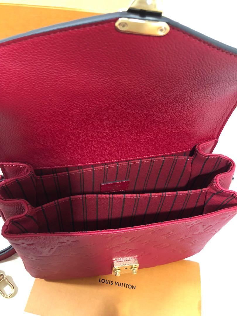 LOUIS VUITTON Empreinte Pochette Metis Scarlet 1206914