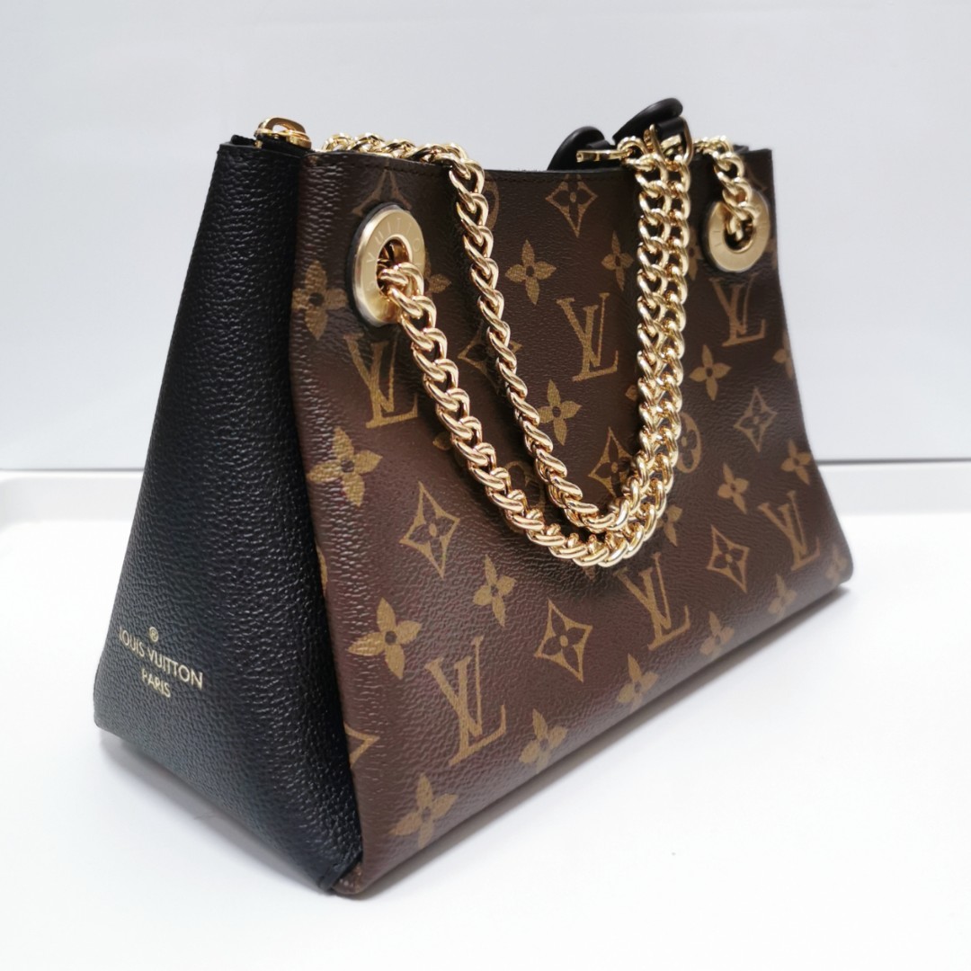 LV Louis Vuitton Surene BB Monogram Canvas M43775 Black Noir, Luxury