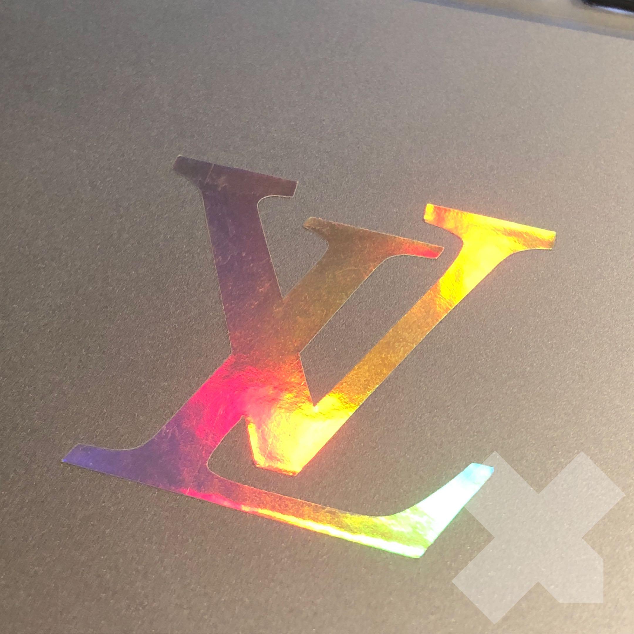 LV Monogram Sticker - Hologram, Hobbies & Toys, Stationery & Craft