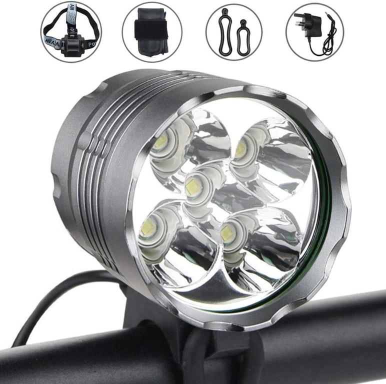 bike front light with battery pack