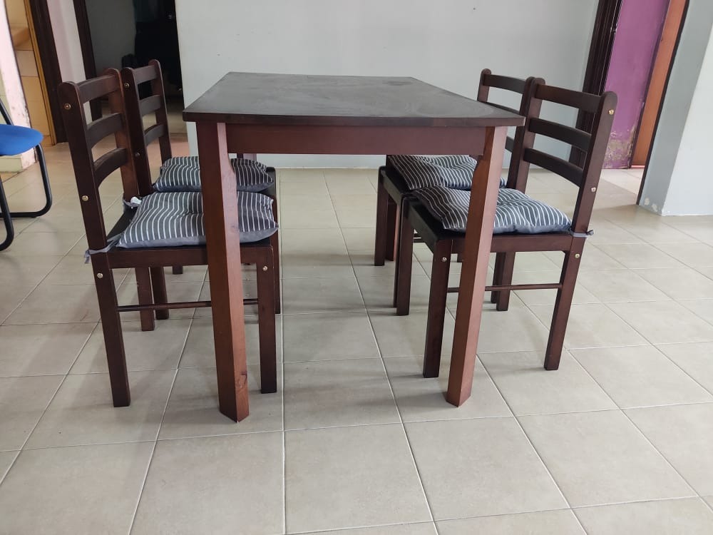 Meja Makan Murah Home Furniture Furniture On Carousell