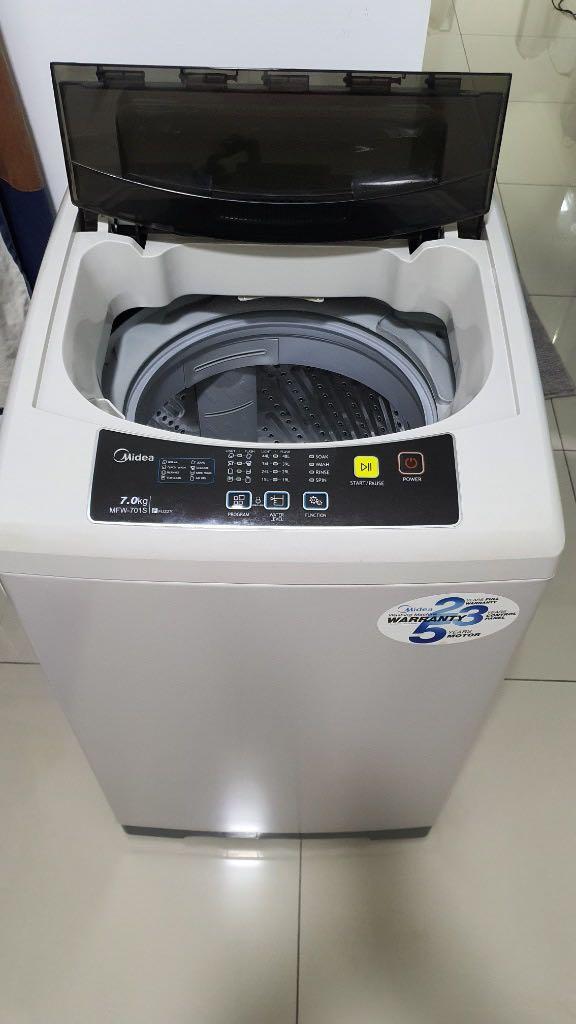 Midea 7KG Fully Auto Washing Machine MFW701S / MFW701S, Health