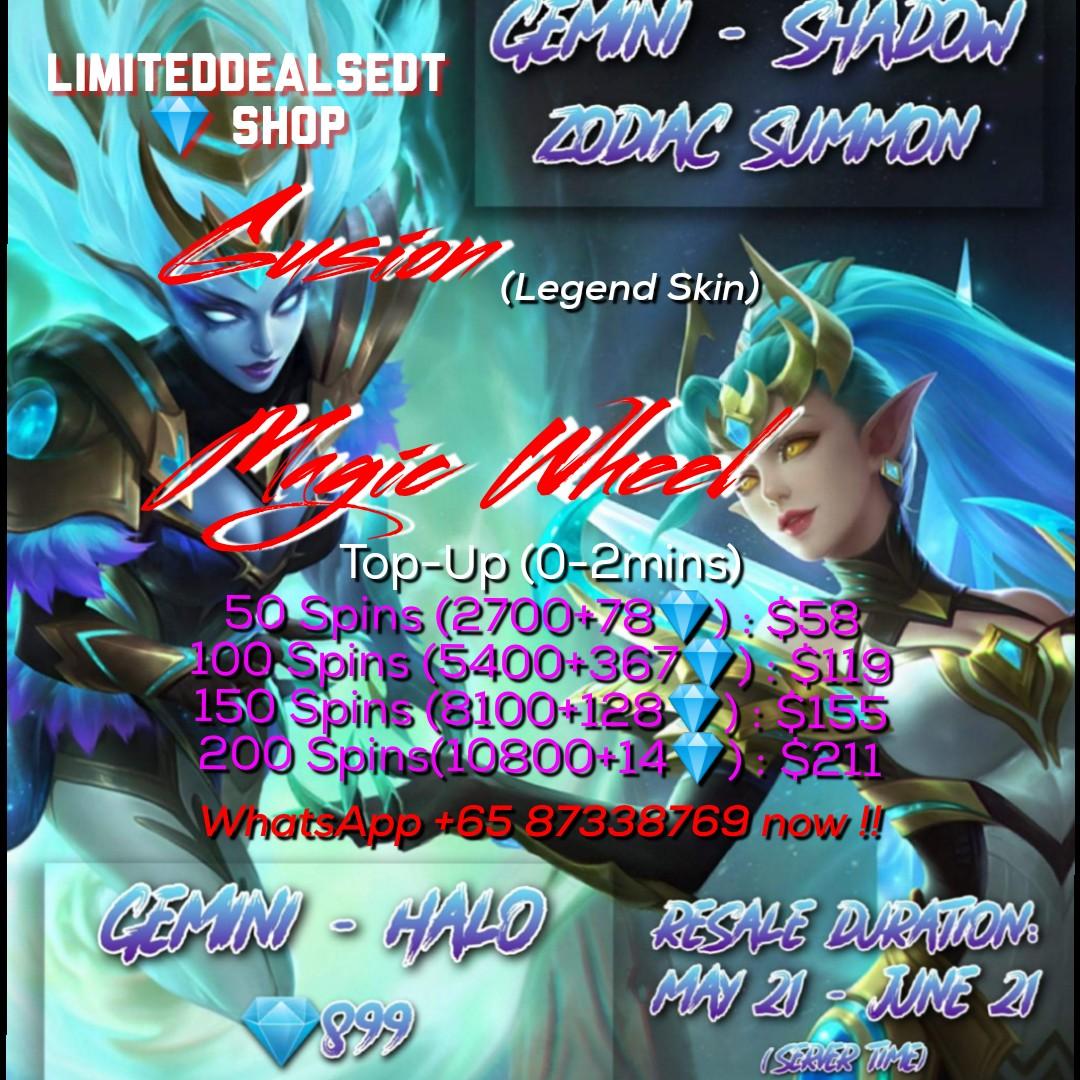 Mobile Legends Diamond Toys Games Video Gaming In Game Products On Carousell