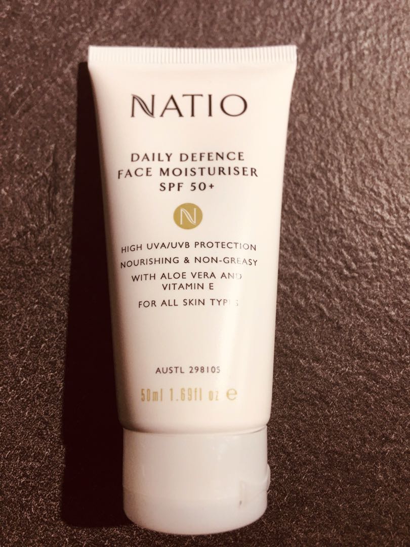 natio daily defence moisturiser spf 50