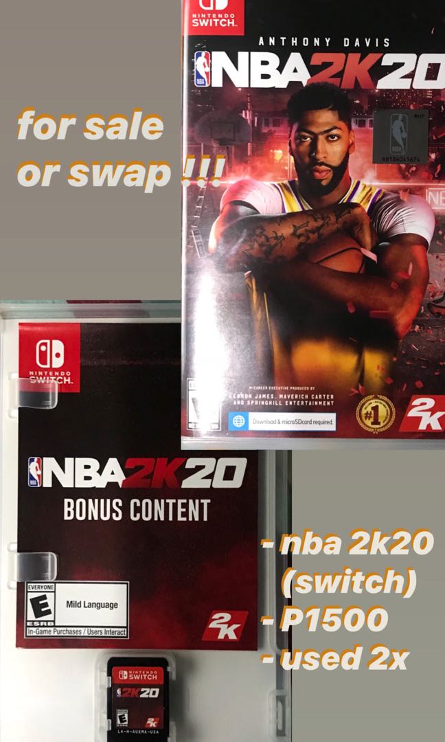 2k20 switch sale
