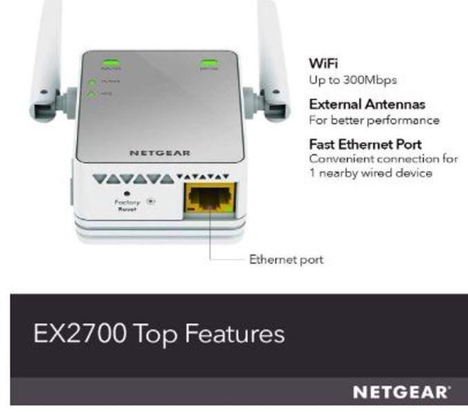 Netgear Ex2700 Signal Booster Wifi Connection Range Extender Electronics Others On Carousell