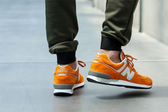New Balance 576 Colour Circle Orange White