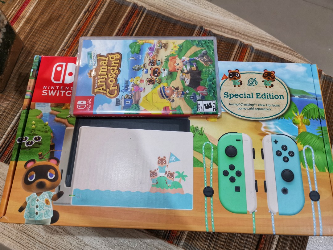 Nintendo Switch Version 2 V2 Animal Crossing New Horizons ACNH Edition ...